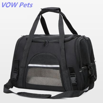 Portable Dog Cat Carrier Bag Mesh Breathable Carrier Bags For Small Dogs Foldable Pets Handbag Travel Tent Carrier Outgoing Bags