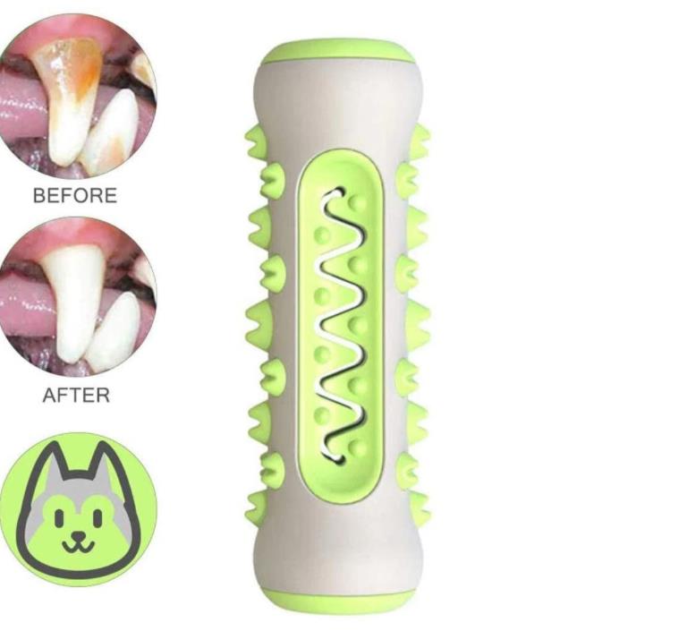 Pet Dog Chew Toy Molar Toothbrush Dog Toys Chew Cleaning Teeth Safe Elasticity Soft Puppy Dental Care Extra-tough Pet Toy